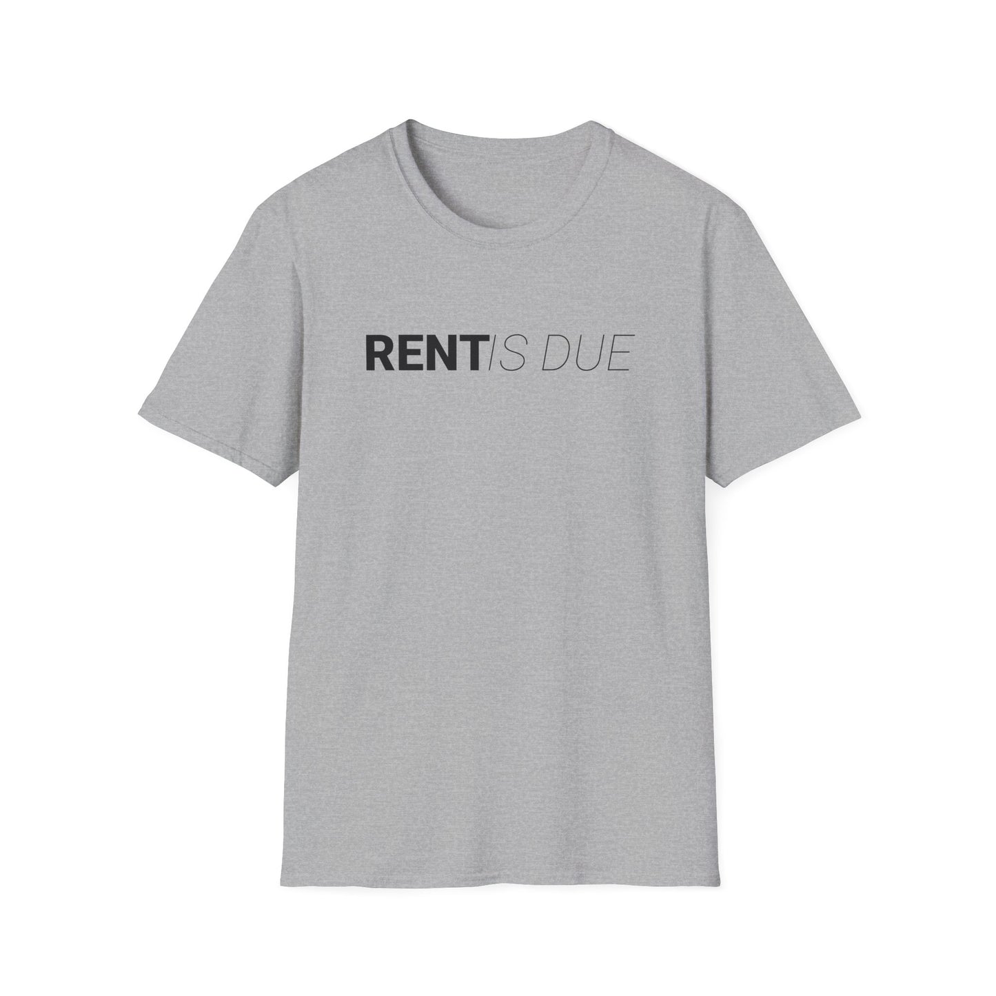 Rent is Due - Minimal Landlord T-Shirt