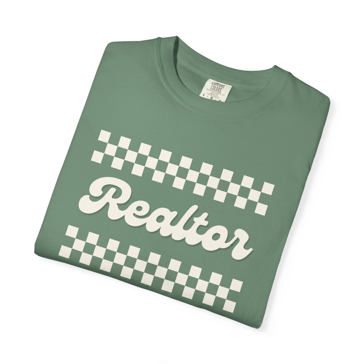 Realtor Checker Print - Real Estate T-Shirt