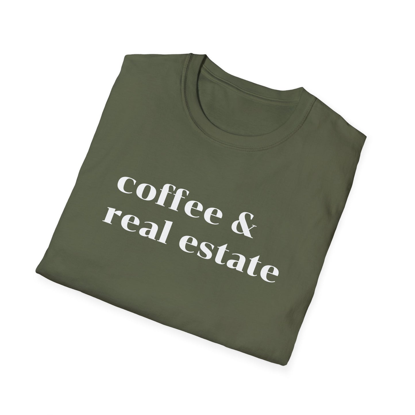 Coffee and Real Estate - Real Estate T-Shirt