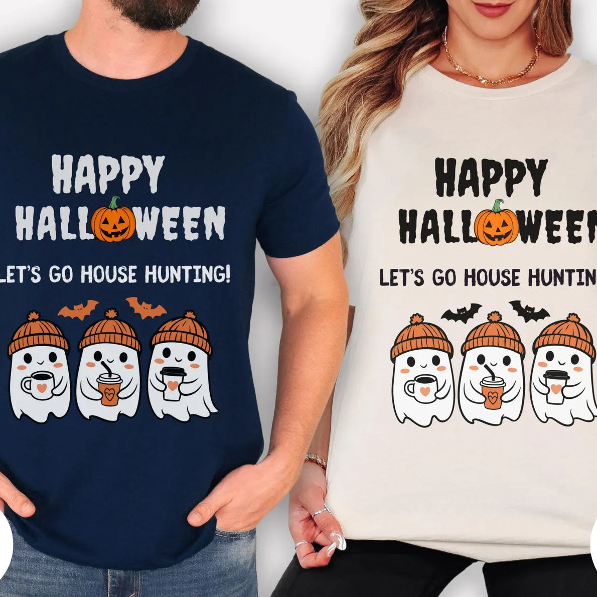 Happy Halloween Let’s Go House Hunting –Cute Ghost Real Estate T-Shirt