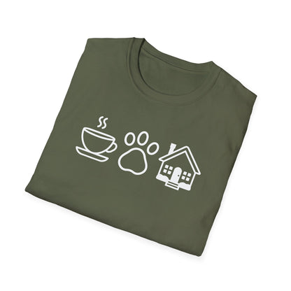 Coffee Pets Homes Icon - Real Estate T-Shirt