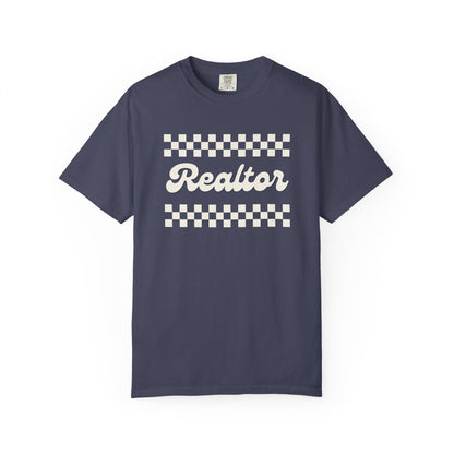 Realtor Checker Print - Real Estate T-Shirt