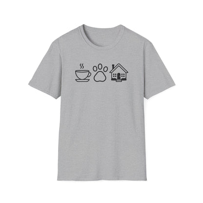 Coffee Pets Homes Icon - Real Estate T-Shirt