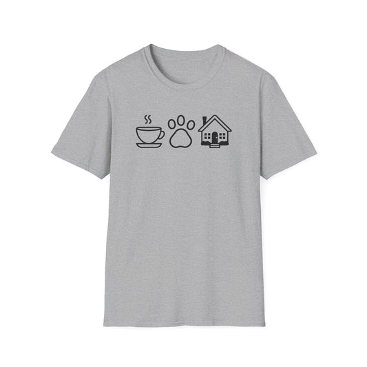 Coffee Pets Homes Icon - Real Estate T-Shirt
