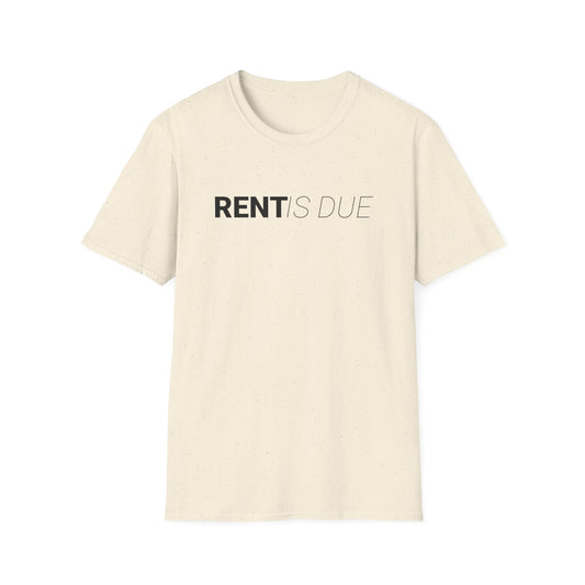 Rent is Due - Minimal Landlord T-Shirt