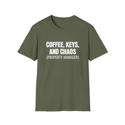 Coffee Keys Chaos - Property Manager T-Shirt