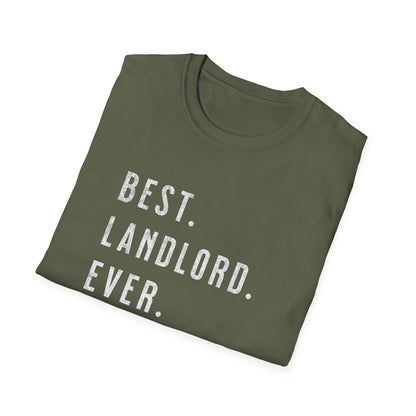 Best Landlord Ever - Distressed Landlord T-Shirt