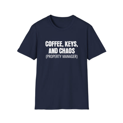 Coffee Keys Chaos - Property Manager T-Shirt