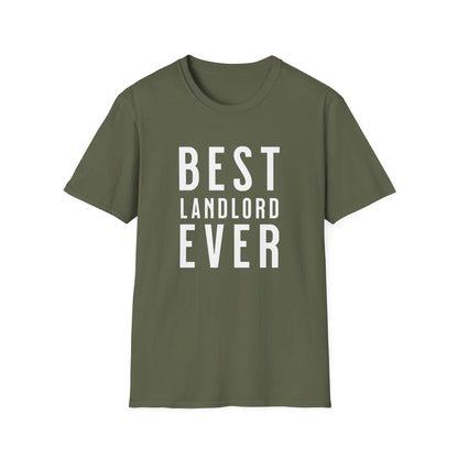 Best Landlord Ever - Bold Font Landlord T-Shirt