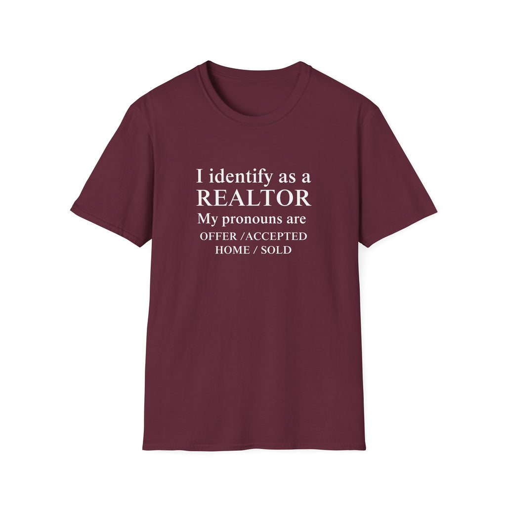 I Identify as a Realtor T-Shirt