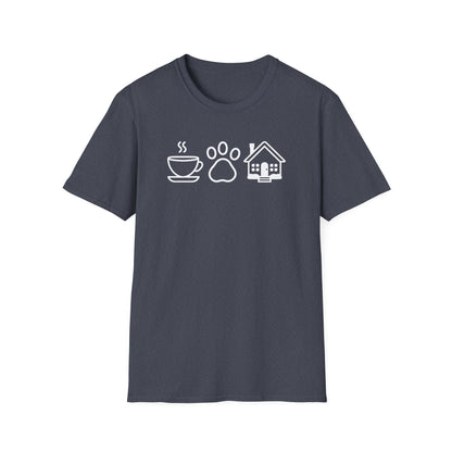 Coffee Pets Homes Icon - Real Estate T-Shirt