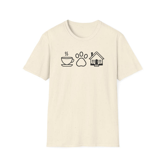 Coffee Pets Homes Icon - Real Estate T-Shirt