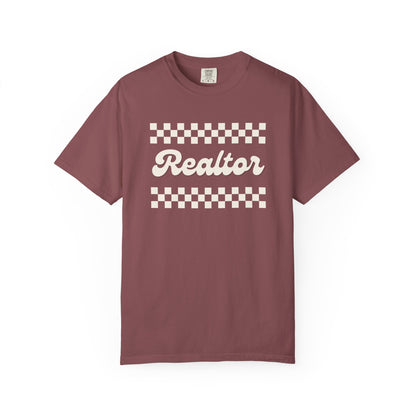 Realtor Checker Print - Real Estate T-Shirt