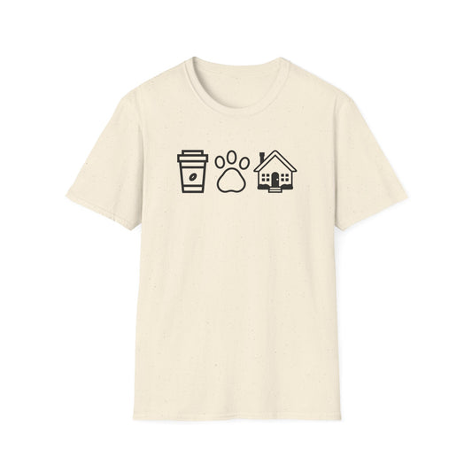Latte Pets Homes Icon - Real Estate T-Shirt