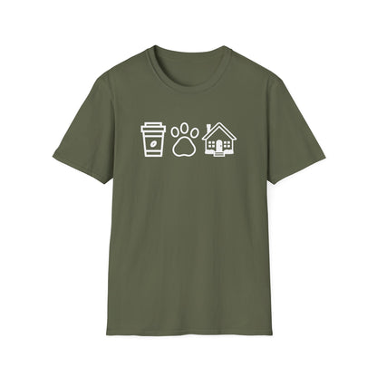 Latte Pets Homes Icon - Real Estate T-Shirt