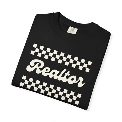 Realtor Checker Print - Real Estate T-Shirt