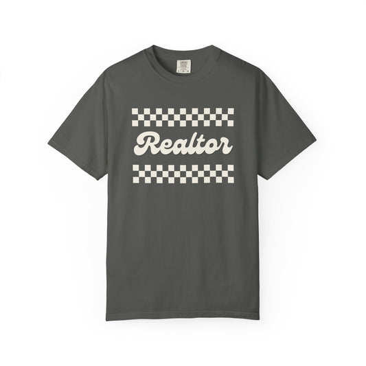 Realtor Checker Print - Real Estate T-Shirt