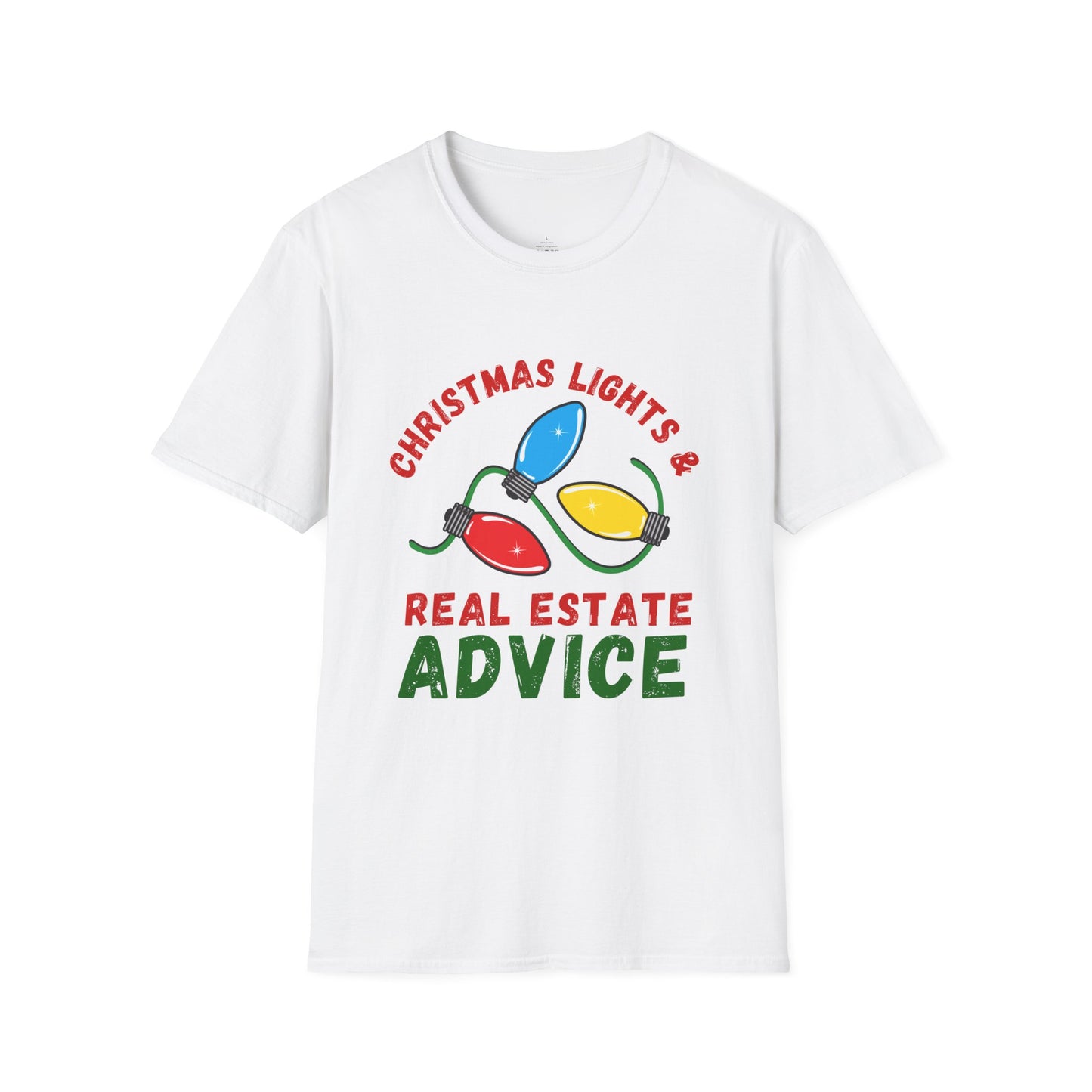 Christmas Lights - Real Estate T-Shirt