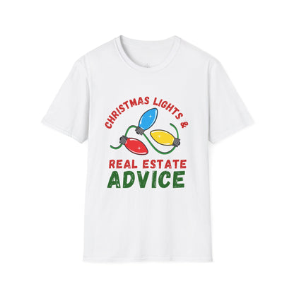 Christmas Lights - Real Estate T-Shirt