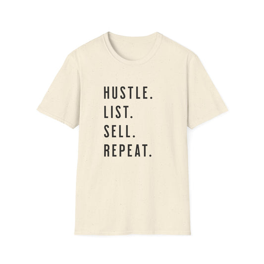 Hustle List Sell Repeat - Real Estate T-Shirt
