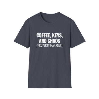 Coffee Keys Chaos - Property Manager T-Shirt