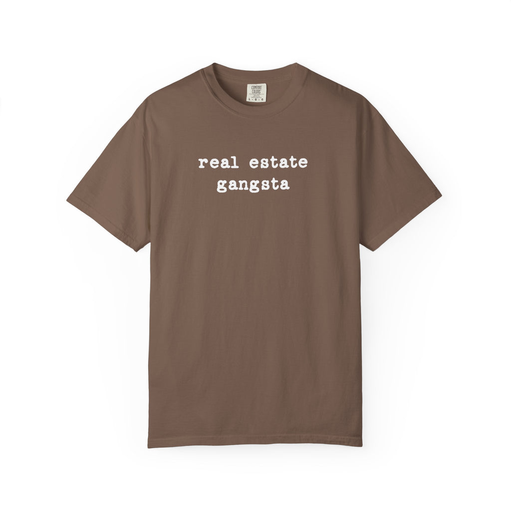 real estate gangsta - Comfort Colors Real Estate T-Shirt