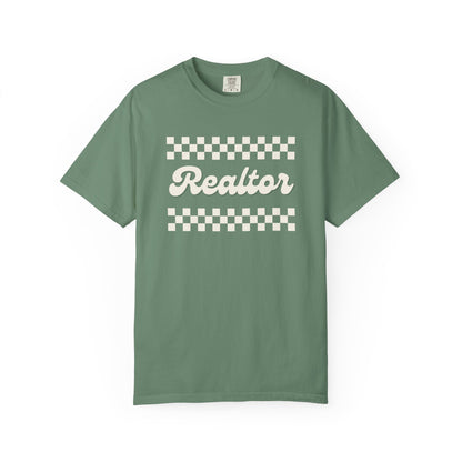 Realtor Checker Print - Real Estate T-Shirt