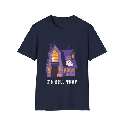I'd Sell That - Halloween House Real Estate T-Shirt