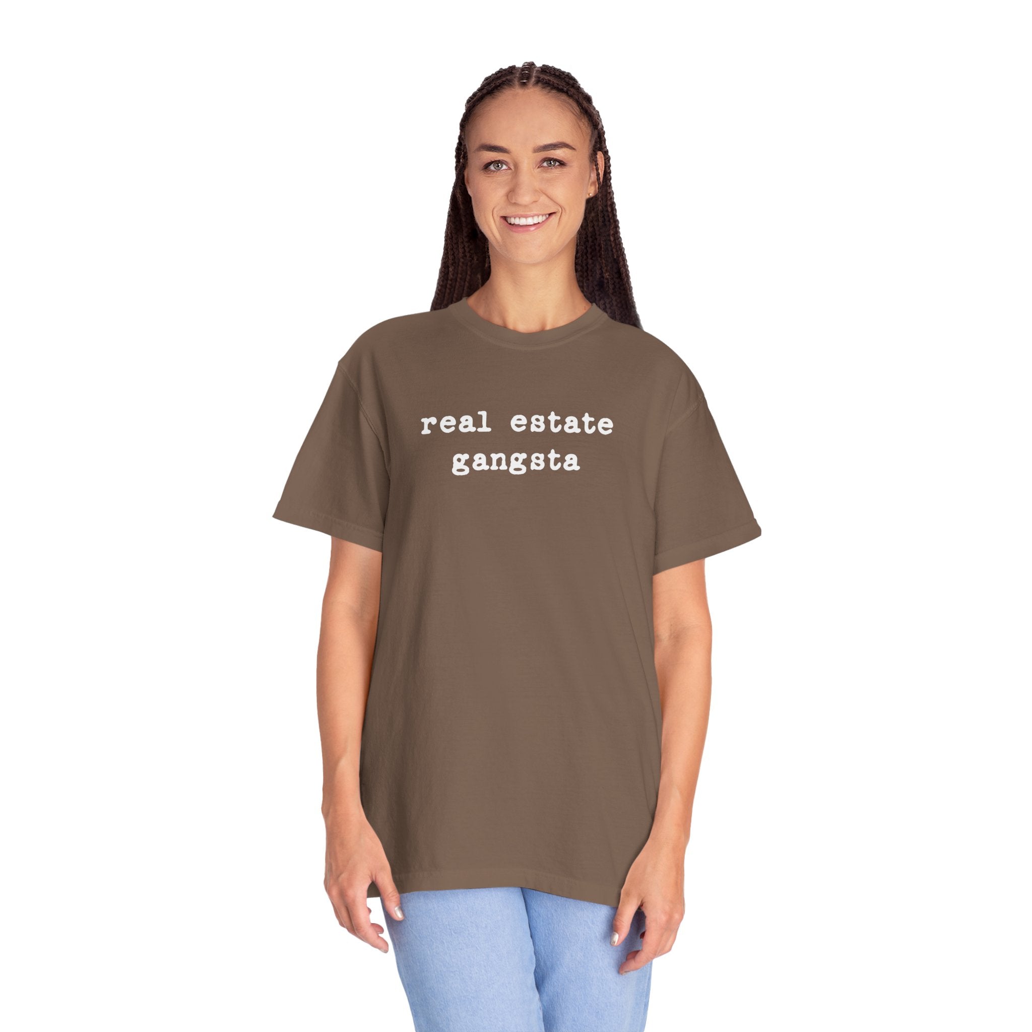 real estate gangsta - Comfort Colors Real Estate T-Shirt
