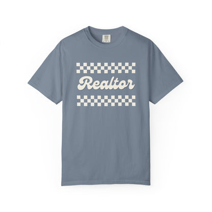 Realtor Checker Print - Real Estate T-Shirt