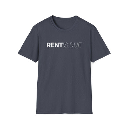 Rent is Due - Minimal Landlord T-Shirt