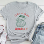 Santa Merry Realtor - Real Estate T-Shirt