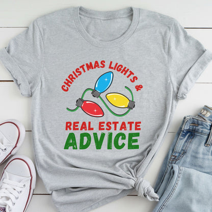 Christmas Lights - Real Estate T-Shirt
