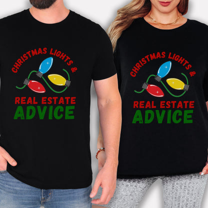 Christmas Lights - Real Estate T-Shirt