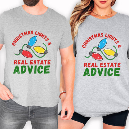 Christmas Lights - Real Estate T-Shirt
