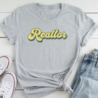 Retro Yellow Realtor - Real Estate T-Shirt
