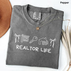 Coquette Realtor Life- Comfort Colors Real Estate T-Shirt