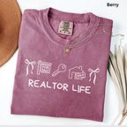 Coquette Realtor Life- Comfort Colors Real Estate T-Shirt
