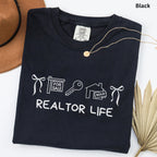 Coquette Realtor Life- Comfort Colors Real Estate T-Shirt