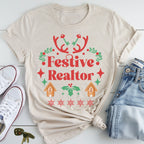 Festive Realtor Holiday Real Estate T-Shirt