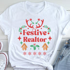 Festive Realtor Holiday Real Estate T-Shirt