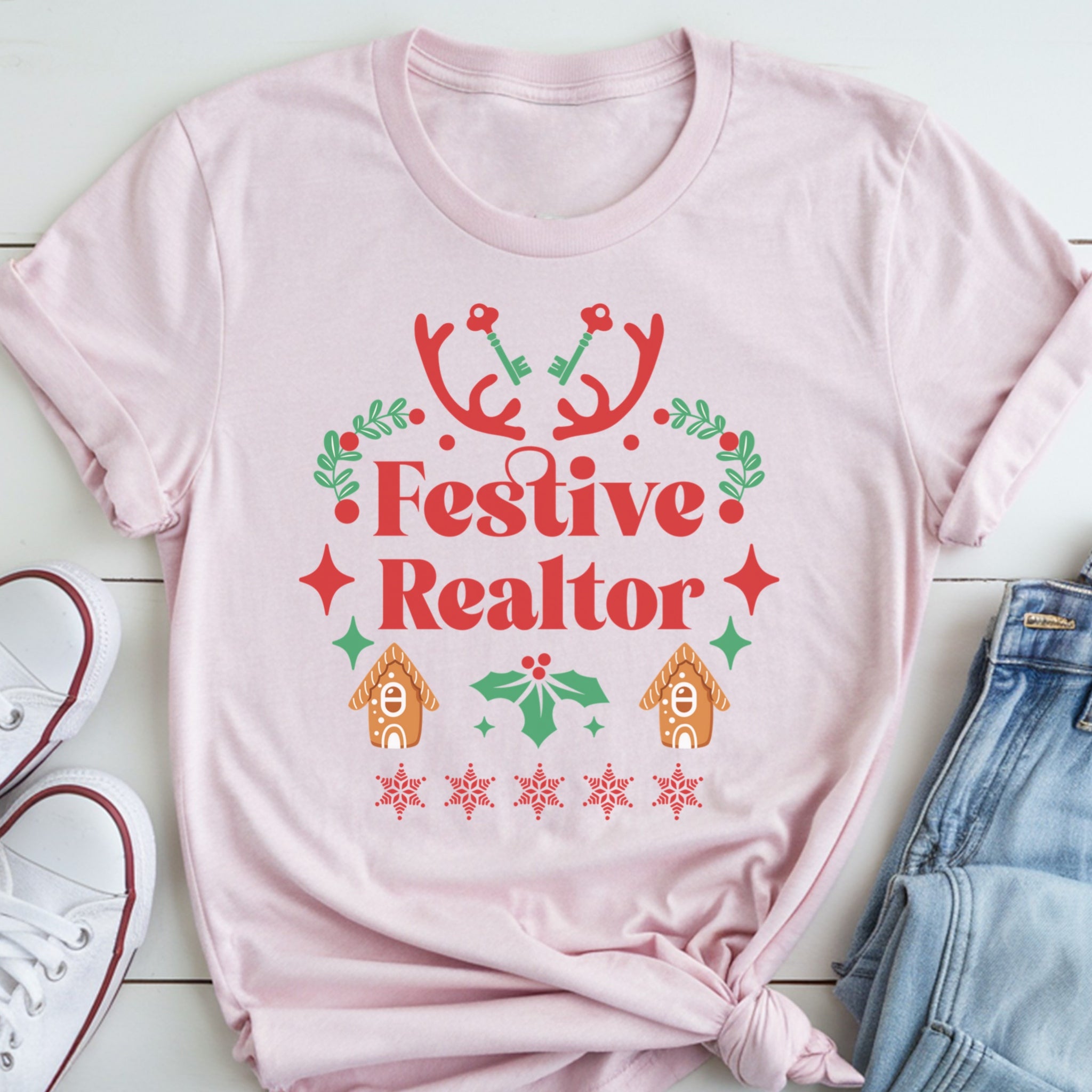 Festive Realtor Holiday Real Estate T-Shirt