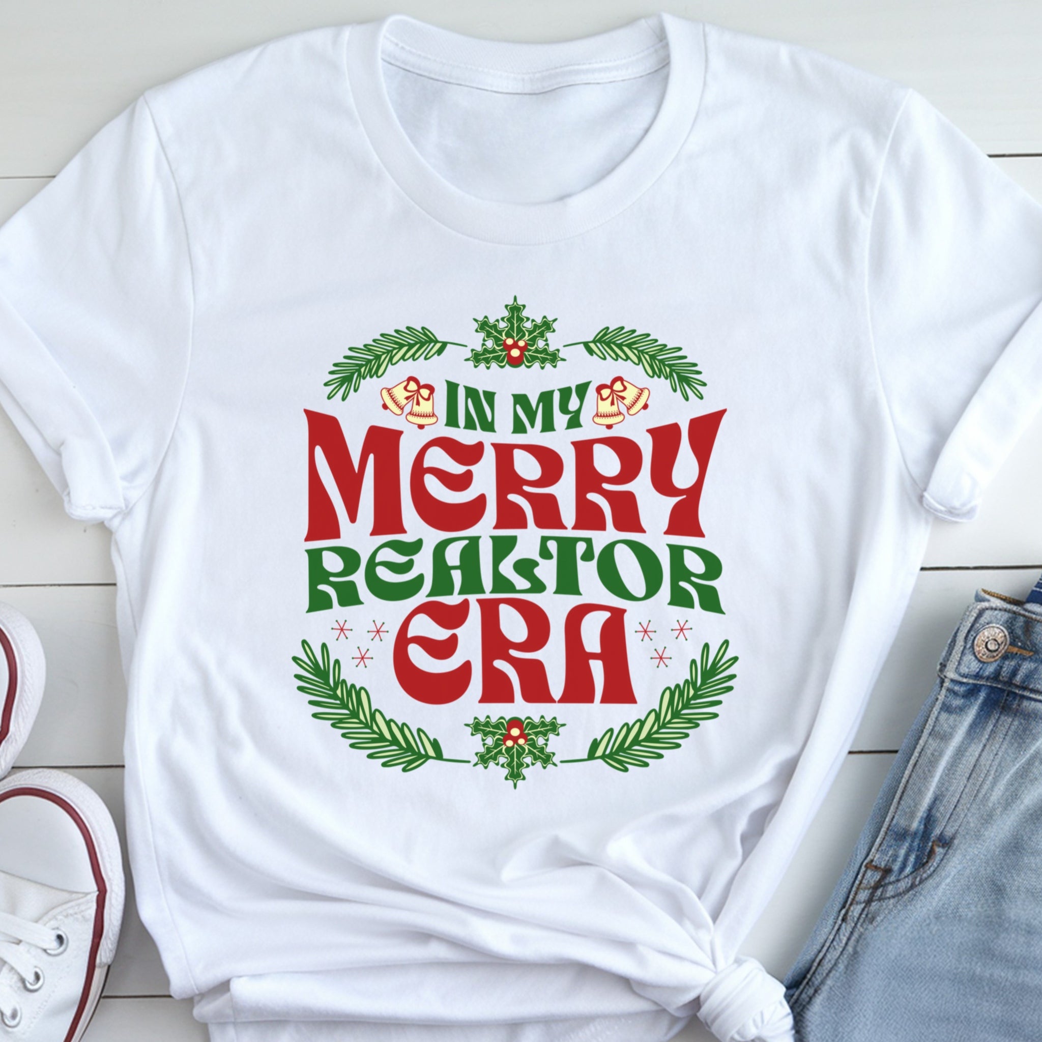 In My Merry Realtor Era – Christmas Realtor T-Shirt