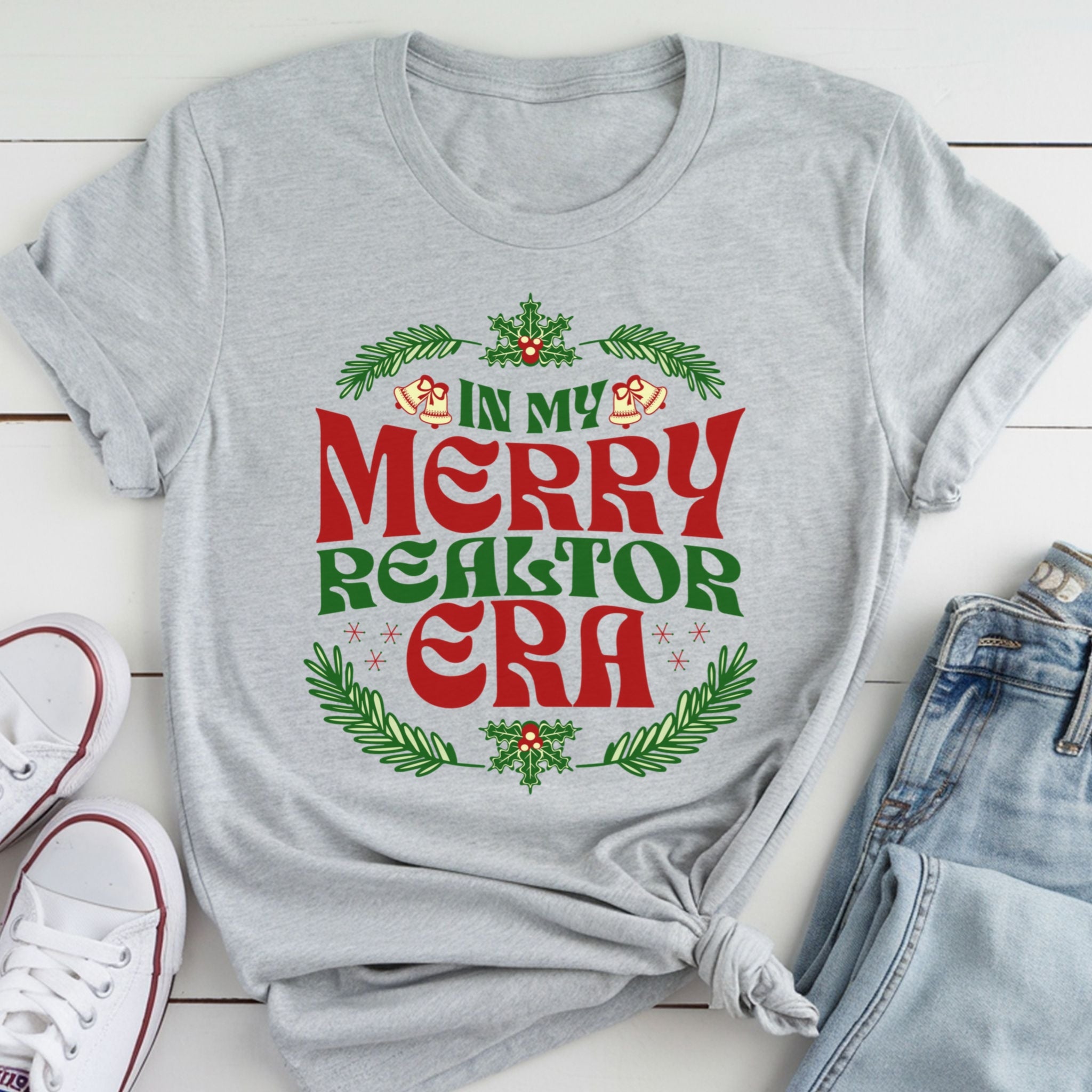 In My Merry Realtor Era – Christmas Realtor T-Shirt