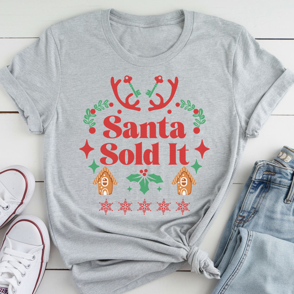 Santa Sold It – Holiday Realtor T-Shirt