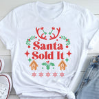 Santa Sold It – Holiday Realtor T-Shirt