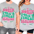 North Pole’s Finest Realtor – Cute Holiday T-Shirt