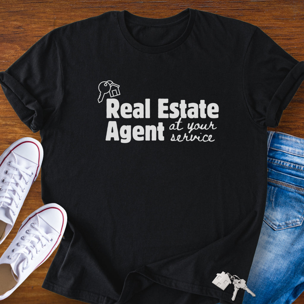 At Your Service - Cute Real Estate Shirt