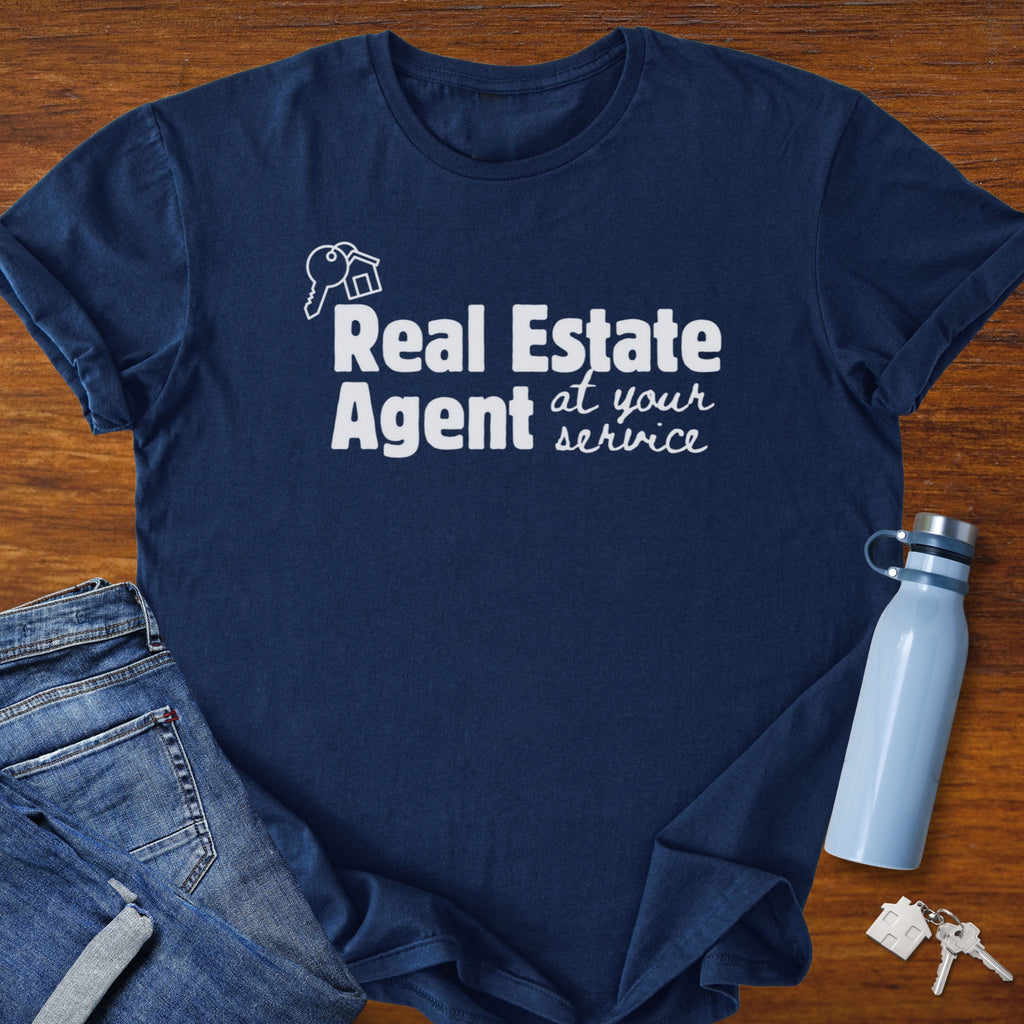At Your Service - Cute Real Estate Shirt