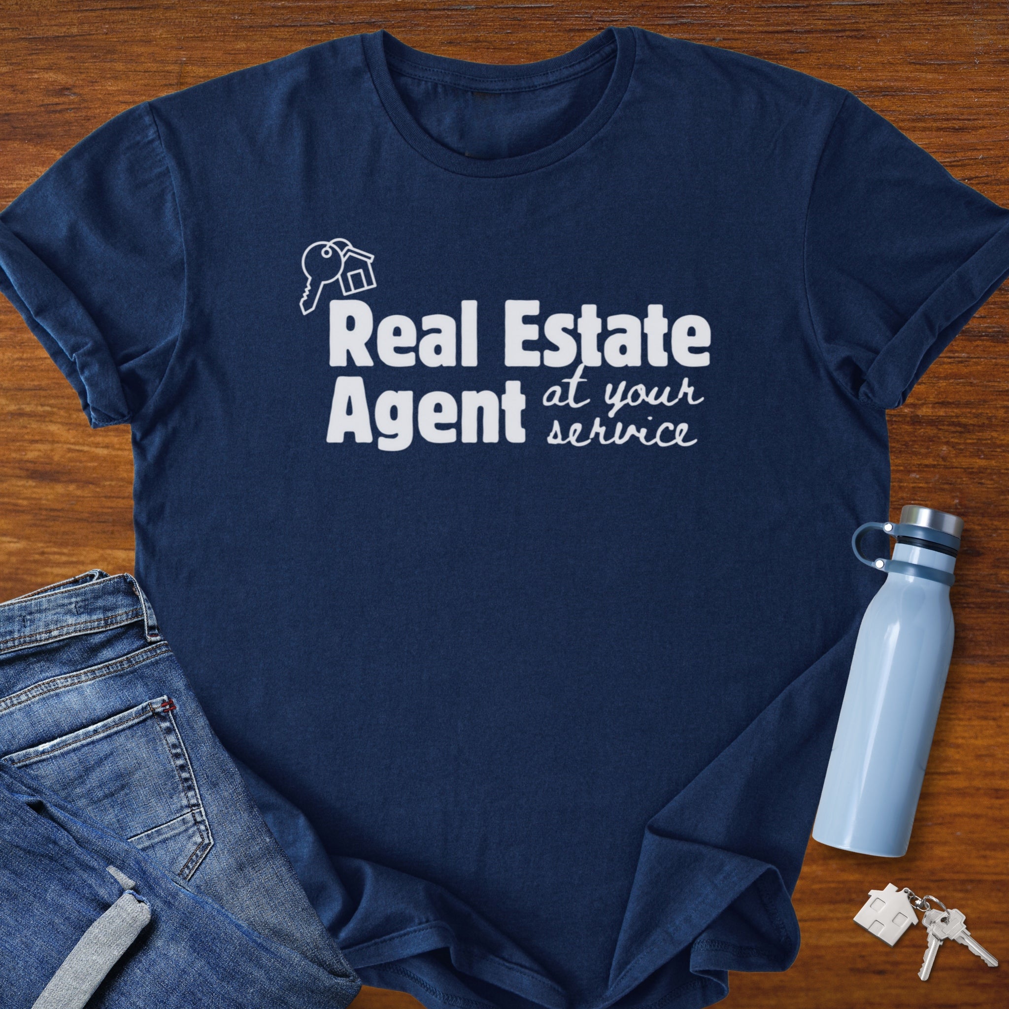 At Your Service - Cute Real Estate Shirt
